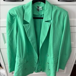 H&M Vibrant Green Blazer